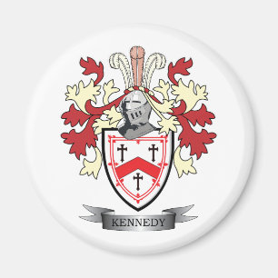 Kennedy Family Crest Coat of Arms Magneet