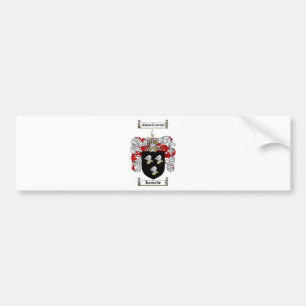 KENNEDY FAMILY CREST - KENNEDY COAT OF ARMS BUMPERSTICKER