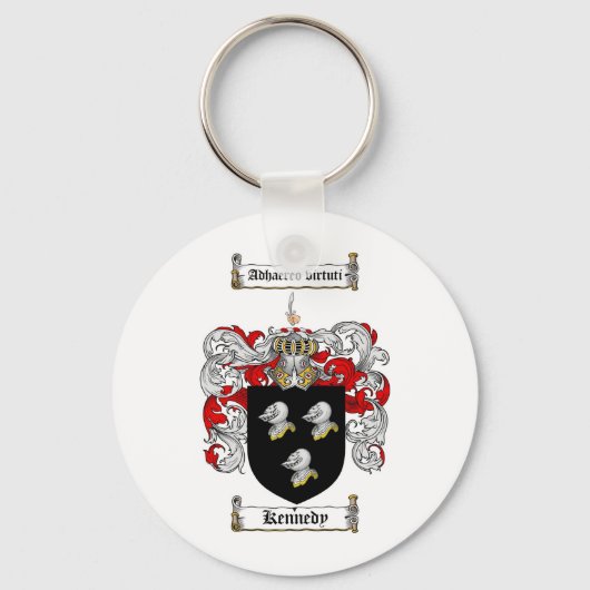 KENNEDY FAMILY CREST - KENNEDY COAT OF ARMS SLEUTELHANGER (Voorkant)
