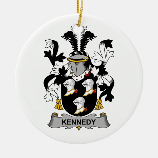 Kennedy Family Crest Keramisch Ornament (Voorkant)