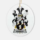 Kennedy Family Crest Keramisch Ornament (Links)