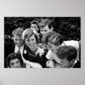 Kennedy Family Embracing op Wedding Poster (Voorkant)