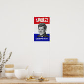 Kennedy For President 1960 Poster (Keuken)