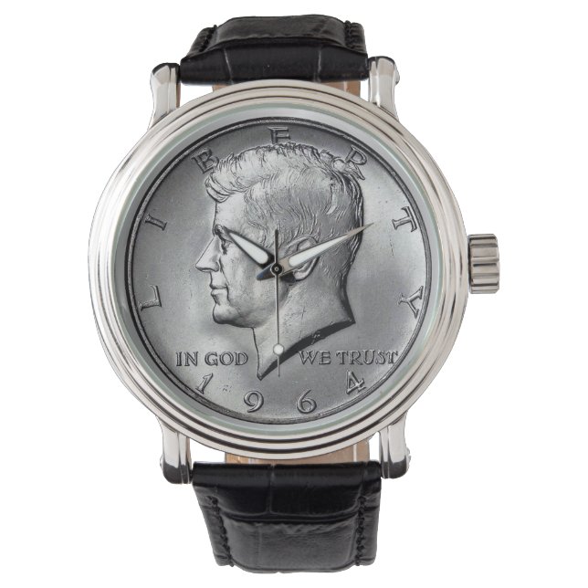 Kennedy Half Dollar Horloge (Voorkant)