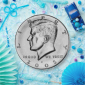Kennedy Half Dollar Papieren Bordje (Feest)