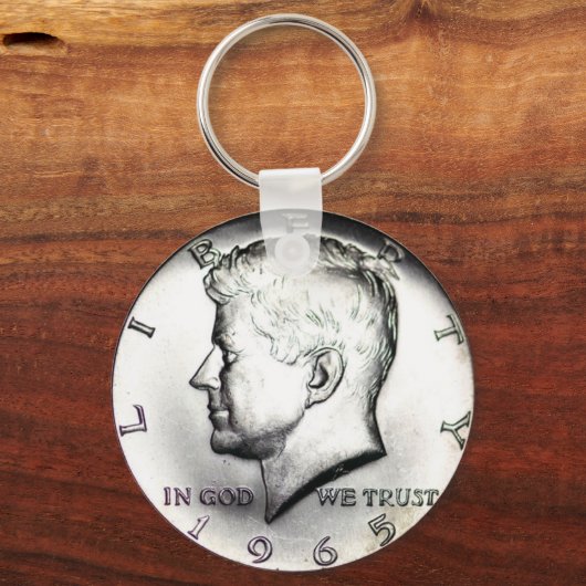 Kennedy Half Dollar Sleutelhanger. Sleutelhanger (Voorkant)
