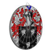 Kennedy (Iers) wapenschild Dartbord (Voorkant Links)