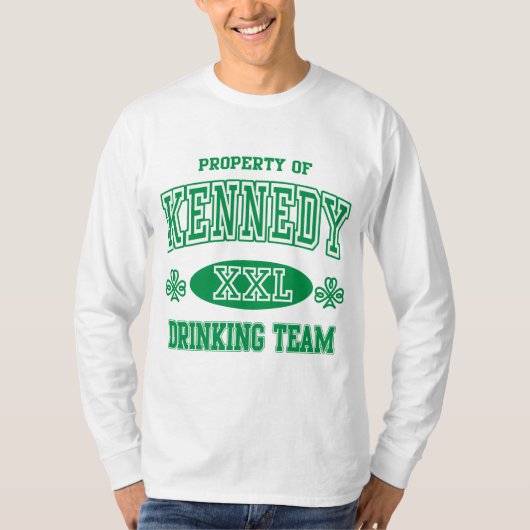Kennedy Irish Drink Team T-shirt (Voorkant)