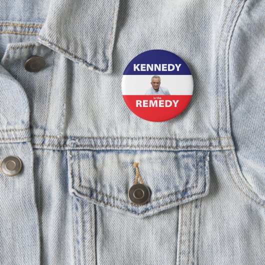 Kennedy is de Remedy-knop Ronde Button 5,7 Cm (In situ)