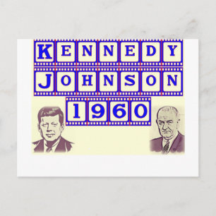 Kennedy-Johnson 1960 Briefkaart