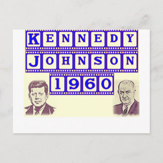 Kennedy-Johnson 1960 Briefkaart