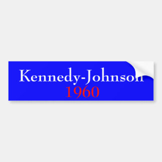 Kennedy-Johnson 1960 Bumpersticker