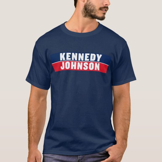 Kennedy Johnson 1960 Campaign  Kennedy 1960 T-shirt (Voorkant)