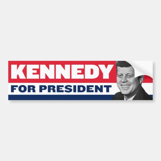  Kennedy Johnson 1960 Kennedy 1960 Bumpersticker (Voorkant)