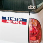  Kennedy Johnson 1960 Kennedy 1960 Bumpersticker (Op Truck)