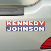 Kennedy / Johnson Bumpersticker (Op auto)