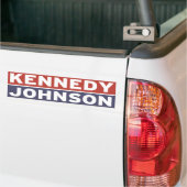 Kennedy / Johnson Bumpersticker (Op Truck)