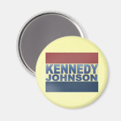 Kennedy Johnson Campaign Magneet (Voorkant / Achterkant)
