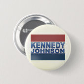 Kennedy Johnson Campaign Ronde Button 5,7 Cm (Voorkant /achterkant)
