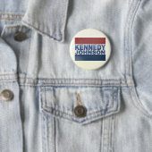 Kennedy Johnson Campaign Ronde Button 5,7 Cm (In situ)