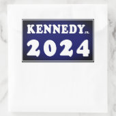 Kennedy Jr. 2024 Rechthoekige Sticker (Tas)