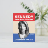 Kennedy Leadership Briefkaart (Staand voorkant)