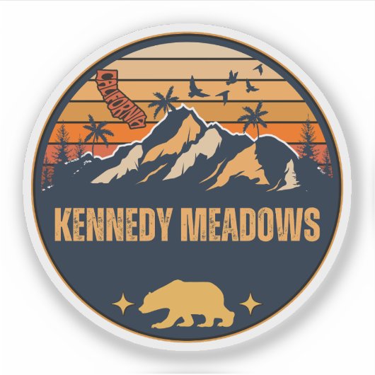 Kennedy Meadows, Californië Sticker (Voorkant)