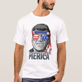 Kennedy Merica 4Th Of July President JFK Men Ameri T-shirt (Voorkant)
