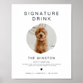 KENNEDY Minimalist 1 Fotofoto Pet Signature Drink  Poster (Voorkant)