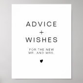 KENNEDY Modern Advice for the Bride and Groom Post Poster (Voorkant)
