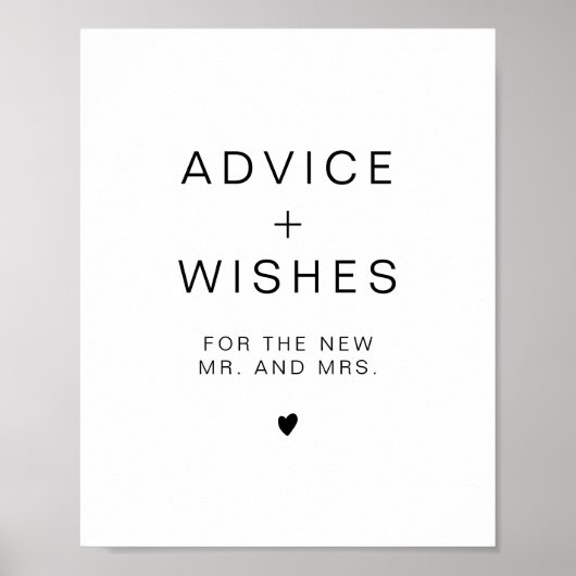 KENNEDY Modern Advice for the Bride and Groom Post Poster (Voorkant)