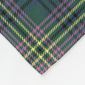 Kennedy Modern Clan Badge Tartan Pset Fleece Deken (Hoek)