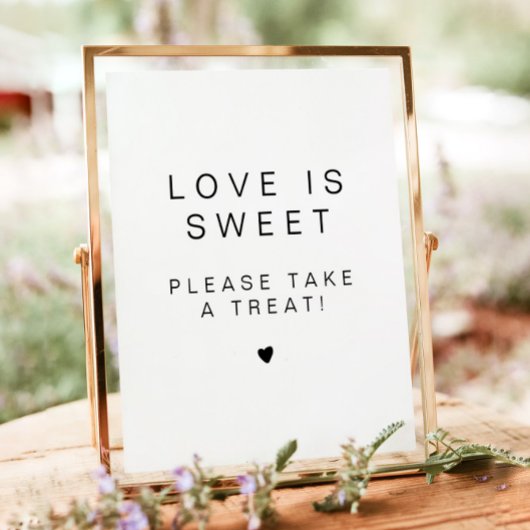 KENNEDY Modern Love is Sweet Treat Favor Poster