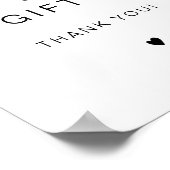 KENNEDY Modern Minimalist Cards & Gifts Wedding Po Poster (Hoek)