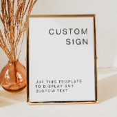 KENNEDY Modern minimalistisch aangepaste bewerkbaa Poster