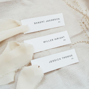 KENNEDY Modern Simple Slender Place Card Naam Kaar Kaart