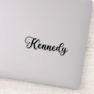 Kennedy Name - Handgeschreven kalligrafie Sticker