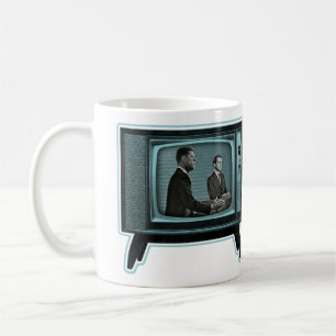 Kennedy Nixon 1960 TV Debat Koffiemok