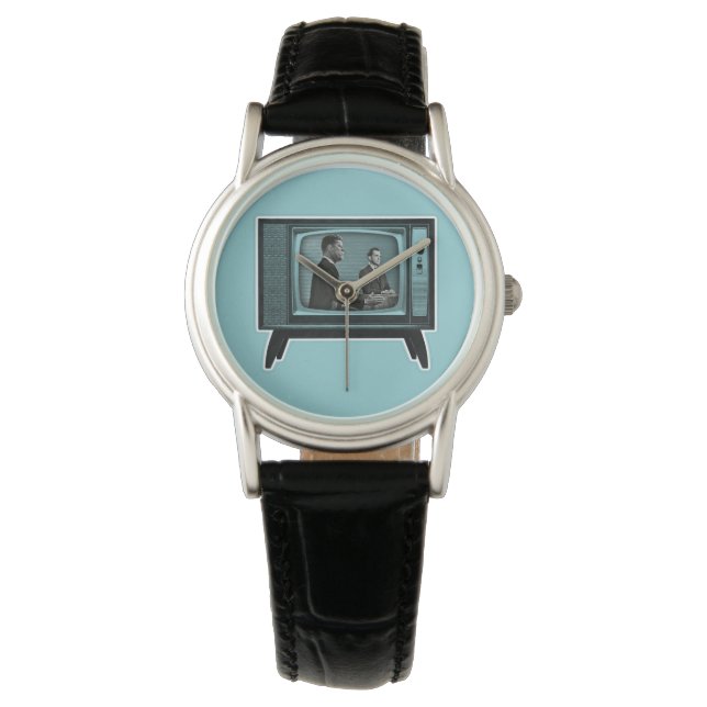 Kennedy Nixon 1960 TV Debate Horloge (Voorkant)