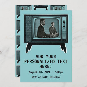 Kennedy Nixon 1960 TV Debate Kaart