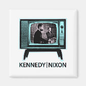 Kennedy Nixon 1960 TV Debate Magneet (Voorkant)
