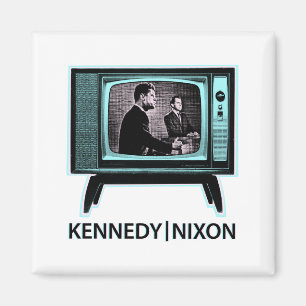 Kennedy Nixon 1960 TV Debate Magneet