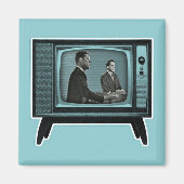 Kennedy Nixon 1960 TV Debate Magneet (Voorkant)