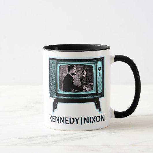 Kennedy Nixon 1960 TV Debate Mok (Rechts)