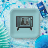 Kennedy Nixon 1960 TV Debate Papieren Bordje (Feest)