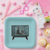 Kennedy Nixon 1960 TV Debate Papieren Bordje (Feest)