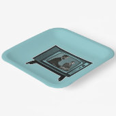 Kennedy Nixon 1960 TV Debate Papieren Bordje (Gebogen)