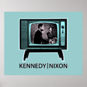 Kennedy Nixon 1960 TV Debate Poster (Voorkant)