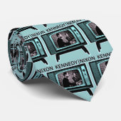 Kennedy Nixon 1960 TV Debate Stropdas (Opgerold)