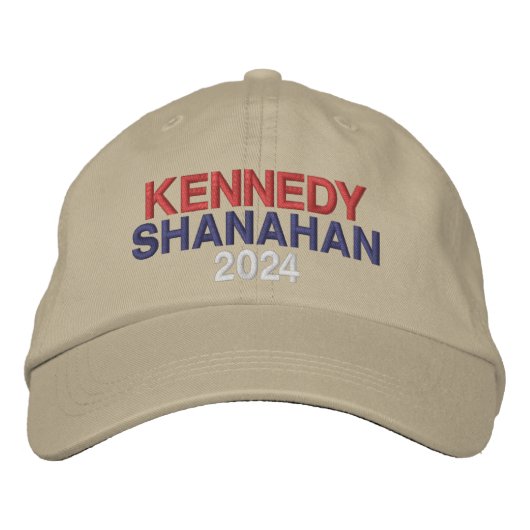 KENNEDY RFK JR SHANAHAN 2024 GEBORDUURDE PET (Voorkant)